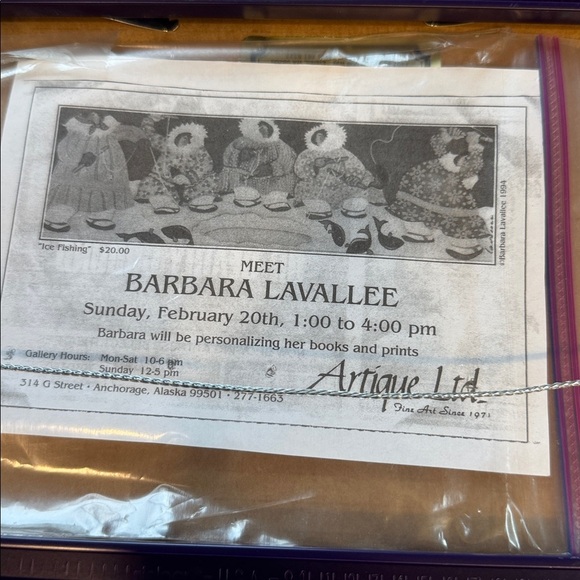 Barbara Lavallee ice fishing  Matted Framed Print - Picture 6 of 10